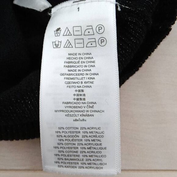 Michael Kors Women's Long Sleeves MK Logo Zip Black Cardigan Sweater Size 1 (XS) - Picture 6 of 6